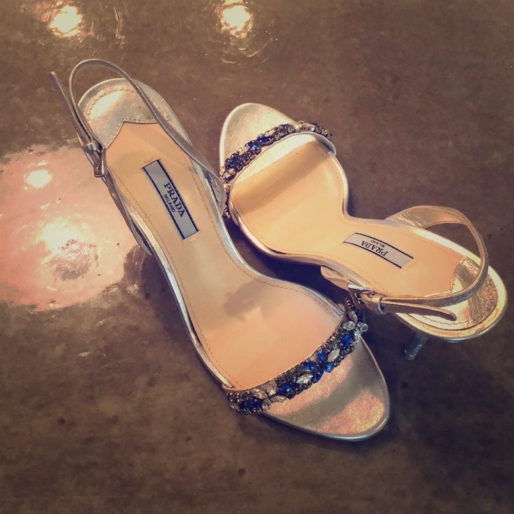 Jeweled Prada Heels